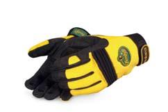 breathable, padded and elasticated; fitted cuffs with velcro fasteners and pull-on aid make it easy to put on and take off the gloves; palms are made from breathable, washable synthetic leather;