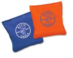 Includes four blue (96683BLU) and four orange (96683ORG) bags, all of which sport the Klein Tools classic lineman logo. The board measures 23'' x 35-1/16''.