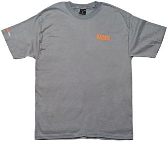 96614BLK Klein T-Shirt Gray & Orange Relax in our short sleeve t-shirt either on or away from the jobsite.