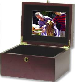 Oak with photo engraving STOCK OR CUSTOM ENGRAVING ADDITIONAL *Top or Front PHOTO