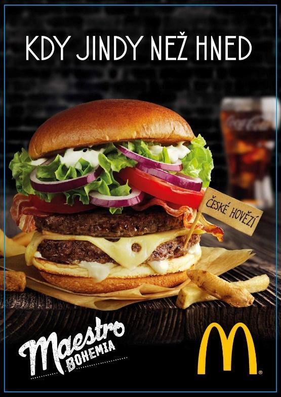 ponuku výberu, čo v nás má vyvolať potrebu vybrať si práve McDonald s, pretože ponuka je tak veľká, že si vyberie každý. Rána plné pohody nájdete iba tu.
