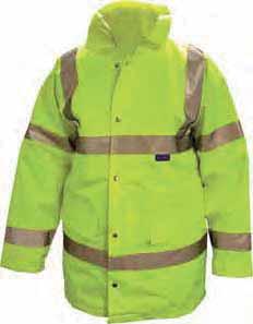 WC1158 Fluorescent Yellow X Large 108-116 WC1159 Fluorescent Yellow XX Large 116-124 WC1160