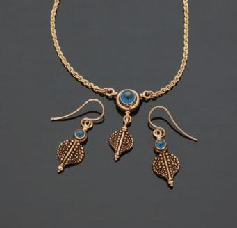 1032 Kiawah earrings (available in 3 sizes) 1033 Kiawah bracelet 1064 Large hammered