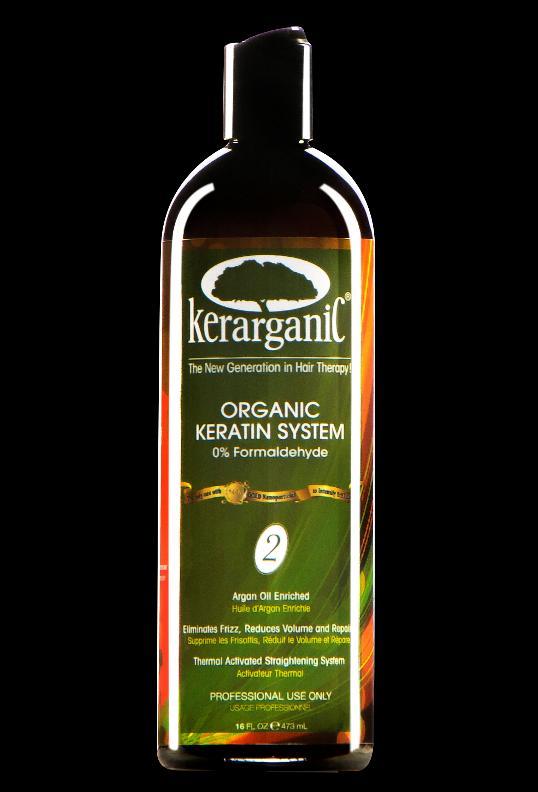 KERARGANIC FORMALDEHYDE FREE KERATIN SYSTEM (STEP 2) is the safest keratin treatment in the market today.