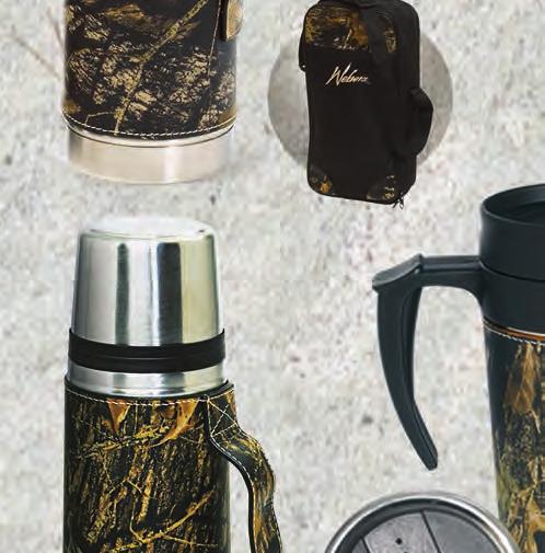 Women s Mini Zip Bottle/Mug Set (2027) 750 ml stainless steel vacuum bottle leather accents Wallet (2074) Wallet (2073) Camo