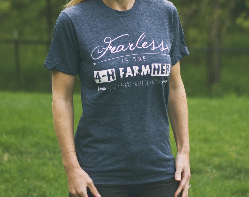 Item No. 3 FarmHer Fearless 4H Non-Fitted T-Shirt Retail Price: $26.