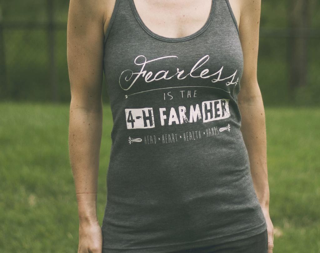 a little bit of stretch. Item No. 5 FarmHer Fearless 4H Non-Fitted Tank Retail Price: $26.