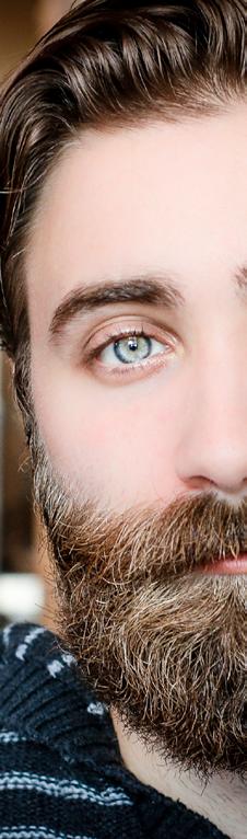 7 MAINTAIN LENGTH AND SHAPE When growing a beard, some hairs grow faster than others, some fall out, and some are curly while others are straight.