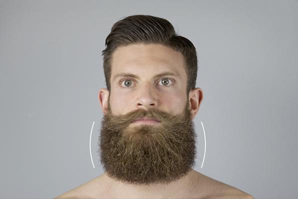 round the corners VERTICAL AND HORIZONTAL BEARD LINES TRIMMED By now, you should have a beard that resembles a cube. Unless this is the look you re aiming for, it s time to round the corners.