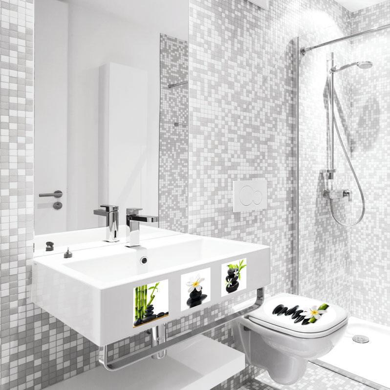 bathroom stickers Mit EUROGRAPHICS BATHROOM STICKERS gestalten Sie Ihr Badezimmer selbst.