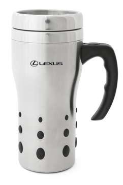 99 LX44390 This sleek stainless steel thermo TUMBLER features vacuum-sealed construction which maintains beverage temperature for three hours.