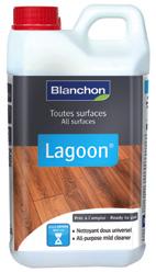 Protects the original appearance of the floor. No streaks. Available in a 0.5L* spray bottle, a supplementary 2.5L* refill and in a kit including: Lagoon TM 0.5L* spray bottle + a microfibre mop. 1.