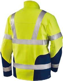 Each jacket provides you with very high Arc Flash Protection Class 2 (7kA). The HI-VISION garments are additionally certified acc.