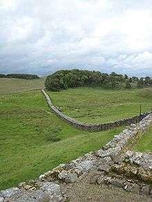 eighty-mile long wall which became known as Hadrian's