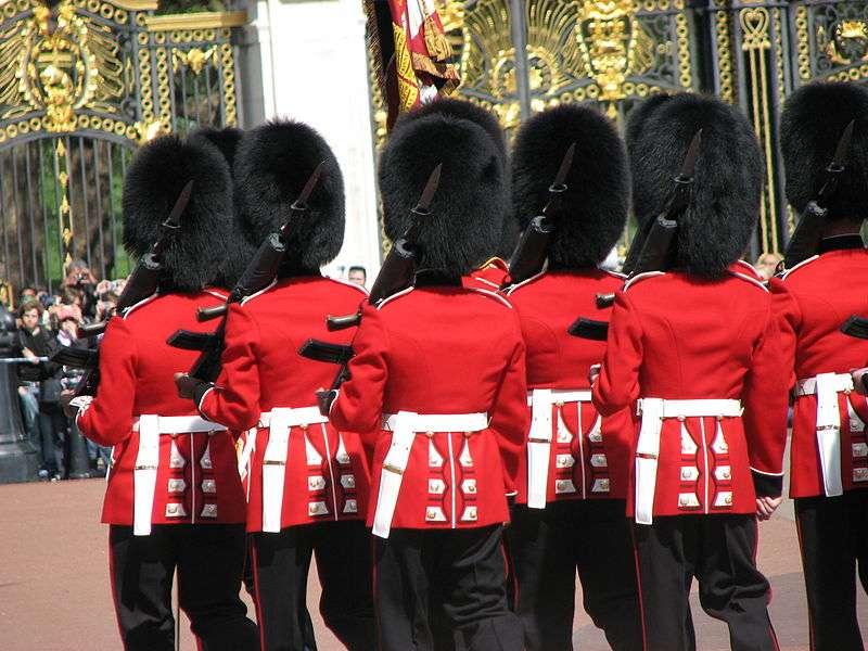 The foot Guard of the Buckingham Palace