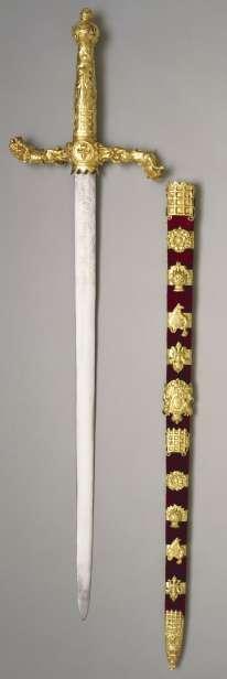 The Swords The Sword of State: It symbolises the defence of