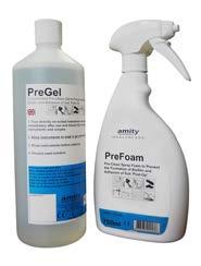 Cleaning - Instrument Cleaning PreFoam & PreGel Post-Op Spray Foam Ideal for keeping soiled instruments moist, preventing bio-burden Foaming spray
