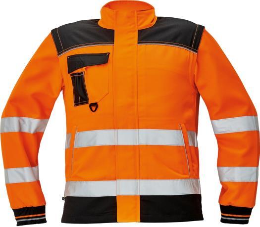 Decorative contrasting stitching in Hi-Vis colours.