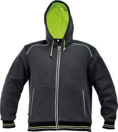 HOODIE KNOXFIELD CERVA Made of 80% cotton and 20% polyester french terry Quality300 gr/m². French terry non-brushed inside. Reinforced shoulders and elbow parts.
