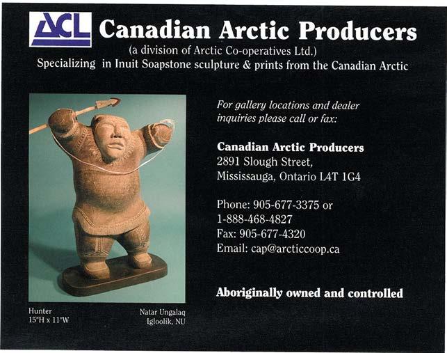 KINGAIT GALLERY Promotine Canada's Inuit Artists SculPtures Jeweln, Wall Hanainas Videos & Books Dolls Ruas 0Piks& Ulu