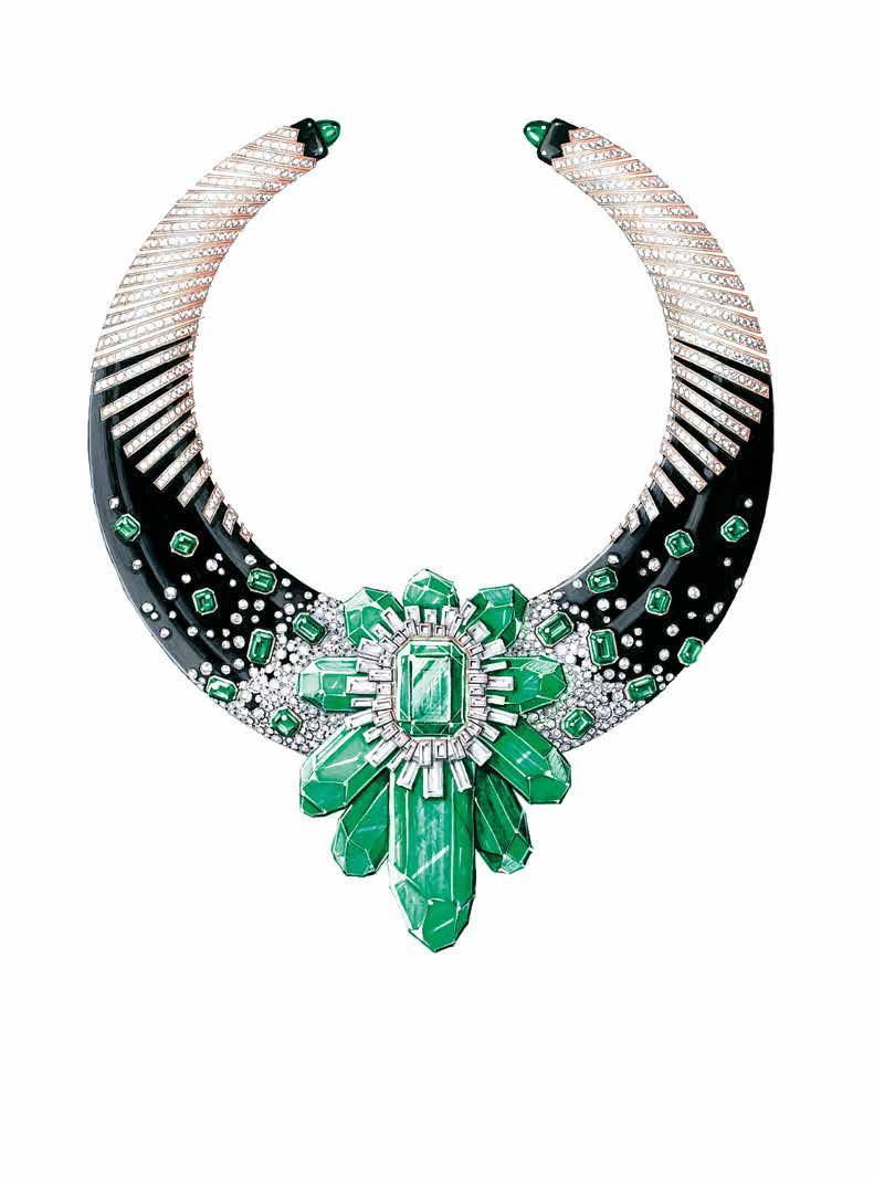 The High-End Jewelry Collection MUZO has created a new approach of emerald jewelry with its High-End Jewelry