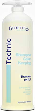 Bottle 1000 ml Shampoo for eliminating yellow reflections from bleached or grey hair.