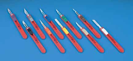 Blades & Scalpels Disposable Safety Scalpels With Retractable Blades The industry s only patented* safety scalpel that allows a controlled retraction of the entire blade Safe