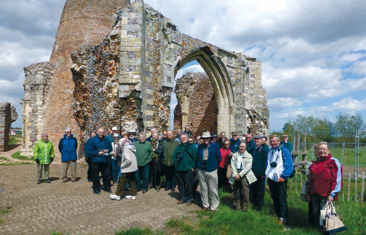 The 2013 Trust and Archaeological Society s joint excursion on 9th May to St Benets Abbey where members were able to view the fully restored gatehouse and windmill for the first