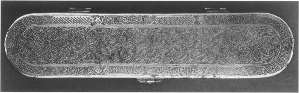 Pen-case, view of the top undergone a significant transformation by the beginning of the fifteenth century, which may have contributed to the eventual disappearance