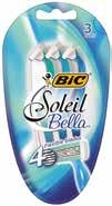 Razor 4-pack BIC Soleil Bella Razor 3-pack 3 79 3 99 BIC Soleil