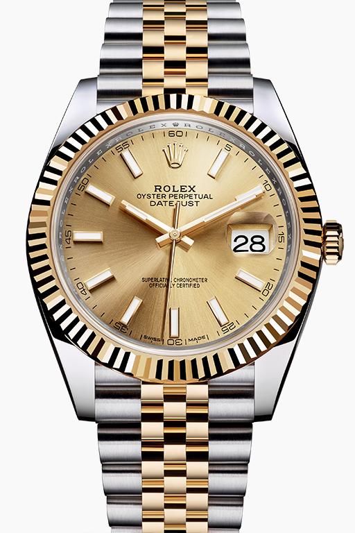 Style of the Datejust 41 ARCHETYPE OF THE CLASSIC WATCH Rolex s Datejust is the archetype of the classic watch thanks to functions and aesthetics that never go out of