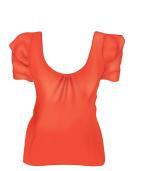 ACCENT COLORED BLOUSE 1 Choose a bold, cheerful color, in a silk