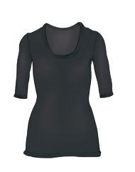 13 14 LONG SLEEVE TOP IN BLACK Select a version in charcoal if black does not work for you.