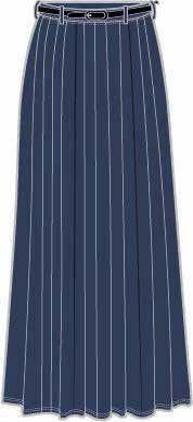 INTO T HE WOODS A/W COLLECTION 2016 STYLE: YASS14 DESCRIPTION: Pleated maxi skirt COLOURS: Black/Navy