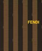 8" D (68261) FENDI Pequin Double Sided