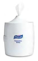 9019 PURELL Sanitizing Wipes 700-Count Wall Dispenser Convenient, easy-to-install wall-mount dispenser. Puts 700-count PURELL Sanitizing Wipes exactly where you need them.