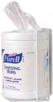 wall-mount bracket allows 35-count and 175-count PURELL Sanitizing Wipes to be readily available. Perfect for high-traffic, high-volume applications. Wipes sold separately.