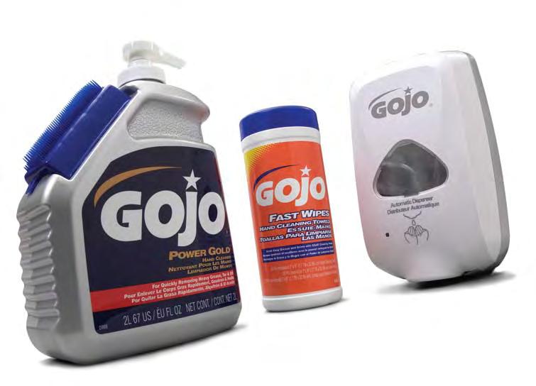 GOJO offers a complete line of general and antibacterial handwashing