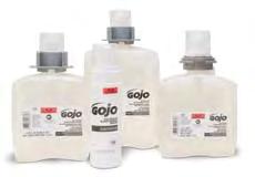 5167 5267 FMX-20 GOJO E1 Foam Handwash FMX-12 1250 ml Refill 5267-02 5167-03 A foam handwash that is gentle to the skin but effective for the removal of fats, oils and soils commonly associated with
