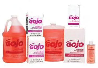 Shower / Shampoo / Bathing Whether for workplace or workout, GOJO Shower Soaps offer the best choices in fragrant, spa-quality hair and body