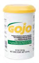 GOJO Orange Pumice Hand Cleaner Crème formula with orange citrus ingredients and natural pumice scrubbers.