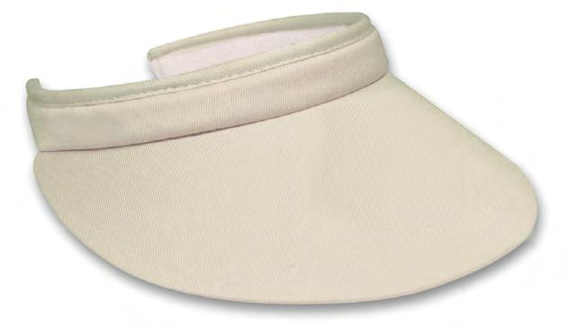 AMERICAN CLIP-ON VISORS 2771 3.5 Long Bill, Clip-On Visor, Brushed Twill Contrast Band, Terry Cloth Sweatband OLIVE OLIVE DK GREEN 7040 2.