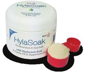 Other Great Products HA Intensive Foot Cream HA Moisture Mask 4-Pack HylaSoak Bath Soak HA Intensive Foot Cream is a luxuriously rich cream made with nourishing Hyaluronic Acid.