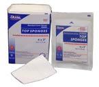 moisture   s and tracheotomies 8746 T-Drain Sponge, 4 x 4, 6-ply 2/pk, 25 pk/bx,