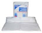 Traditional Wound Care Trauma Dressing: Oversized dressing that offers superior absorbency, protection, and padding to the wound site Soft non-woven outer facing wicks moisture into the core that