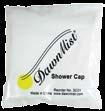 48/cs DawnMist Shower Cap: Keeps hair and scalp dry during shower Individually packaged Latex Free SC01