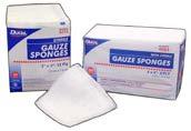 Caliber Type VII Gauze Sponges: Meets USP Type VII requirements 100% woven cotton Highly absorbent and offers exceptional clinical performance Used for a number of applications including: general