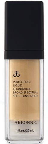 Perfecting Liquid Foundation Broad Spectrum SPF 15 Sunscreen ACTIVE Zinc Oxide 10% Science Sunscreen agent Multitasking liquid foundation with skin-firming, moisturizing and hydrating properties