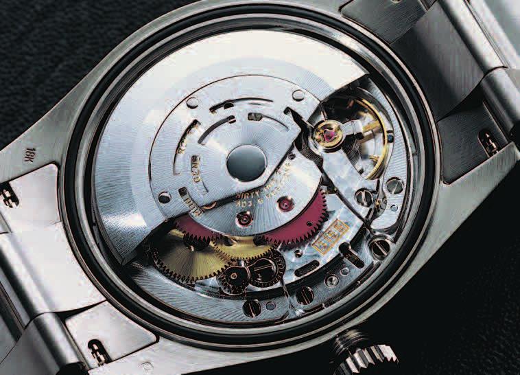 tached, however, because the fittings are so precisely crafted that the cross-pieces cannot possibly come loose when the watch is worn.