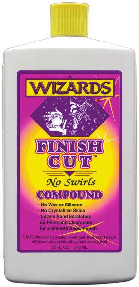 FINISH CUT No Swirls Compound AUTOMOTIVE 32 fl. oz. - 946 ml Part No.: 11040 6/case Net Wt. 14 lbs.